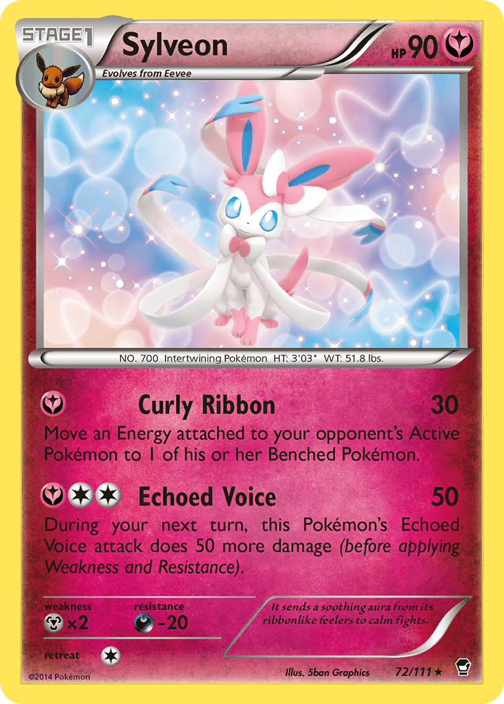 Carta Pokémon Sylveon 72