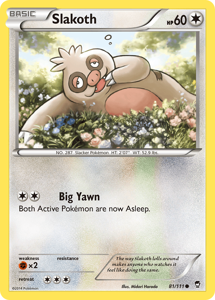 Carta Pokémon Slakoth