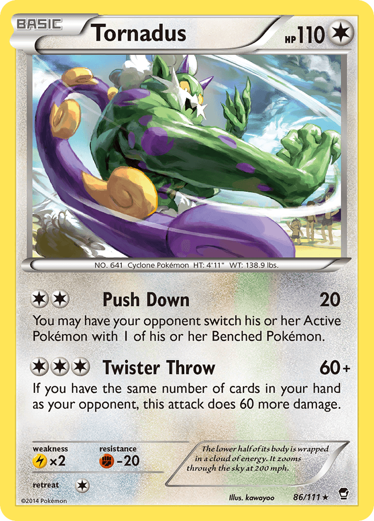 Carta Pokémon Tornadus