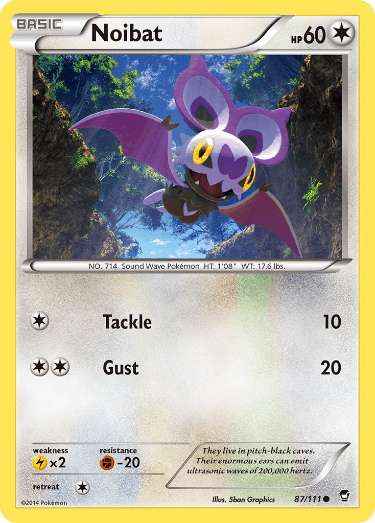 Carta Pokémon Noibat 87