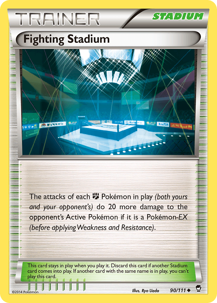 Carta Pokémon Fighting Stadium 90