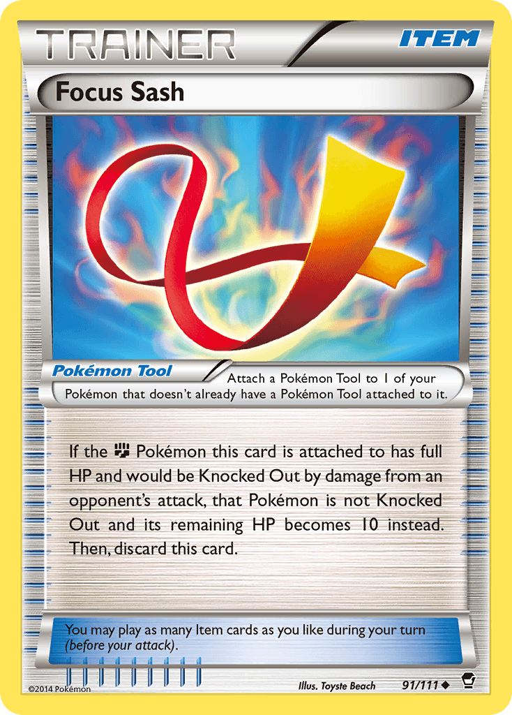 Carta Pokémon Focus Sash 91