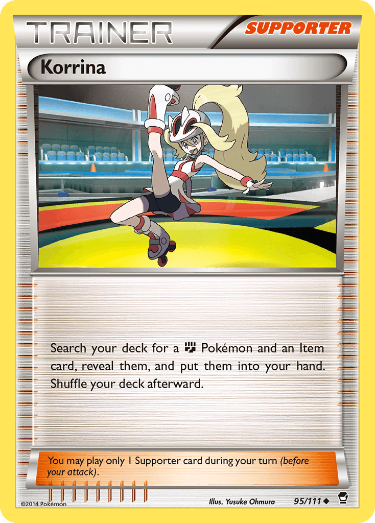 Carta Pokémon Korrina 95
