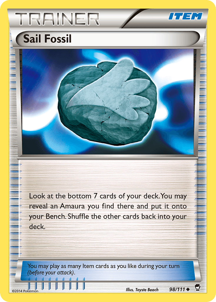 Carta Pokémon Sail Fossil 98