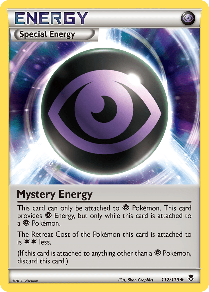 Carta Pokémon Mystery Energy 112