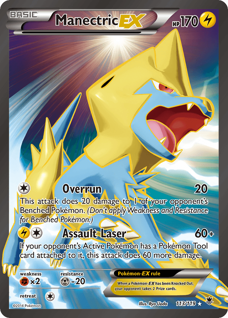 Carta Pokémon Manectric-EX 113