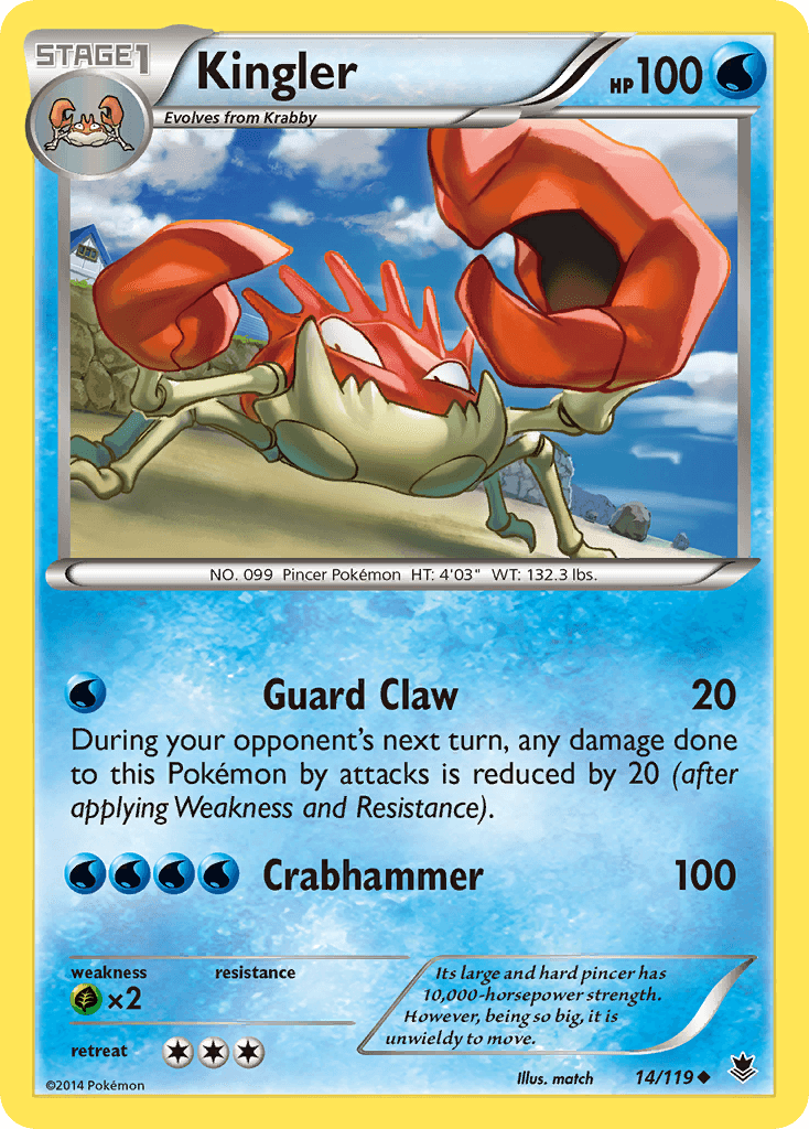 Carta Pokémon Kingler