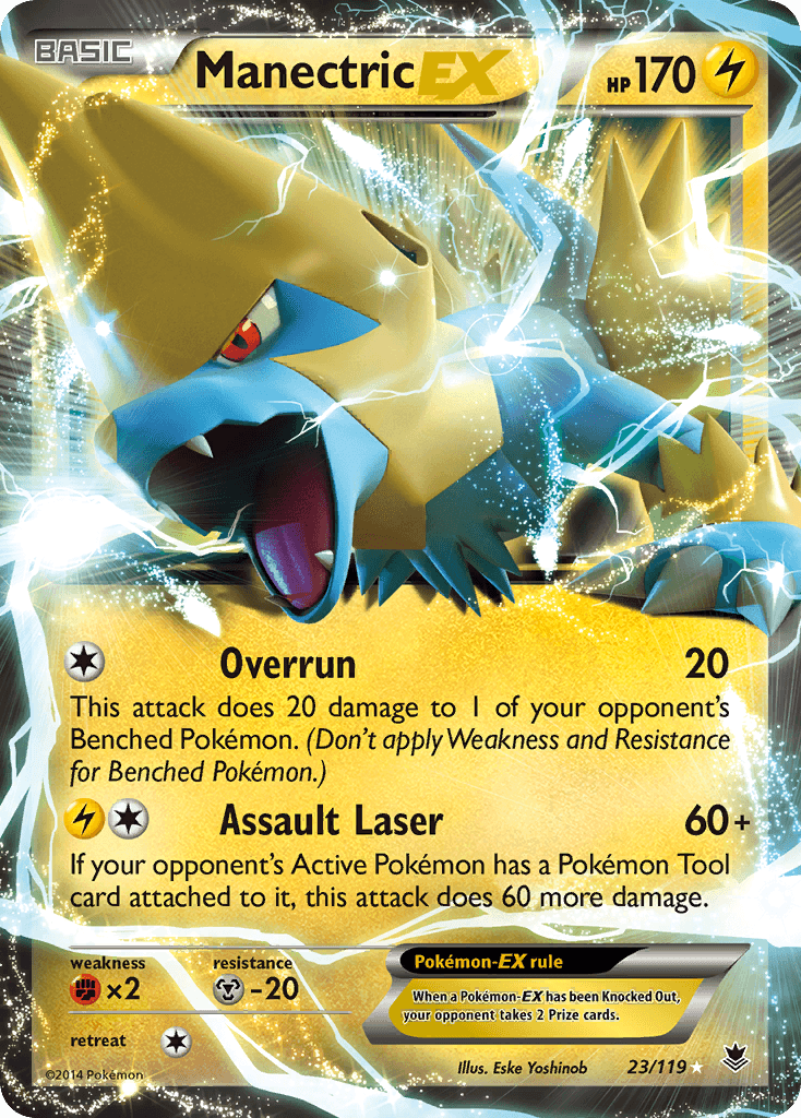 Carta Pokémon Manectric-EX 23