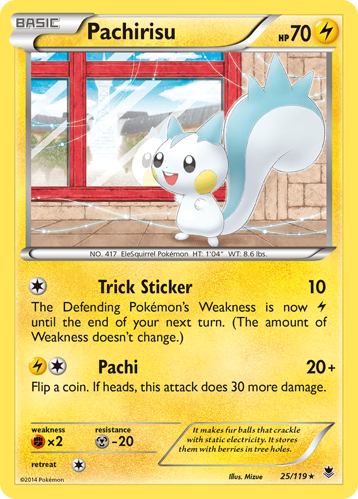 Carta Pokémon Pachirisu