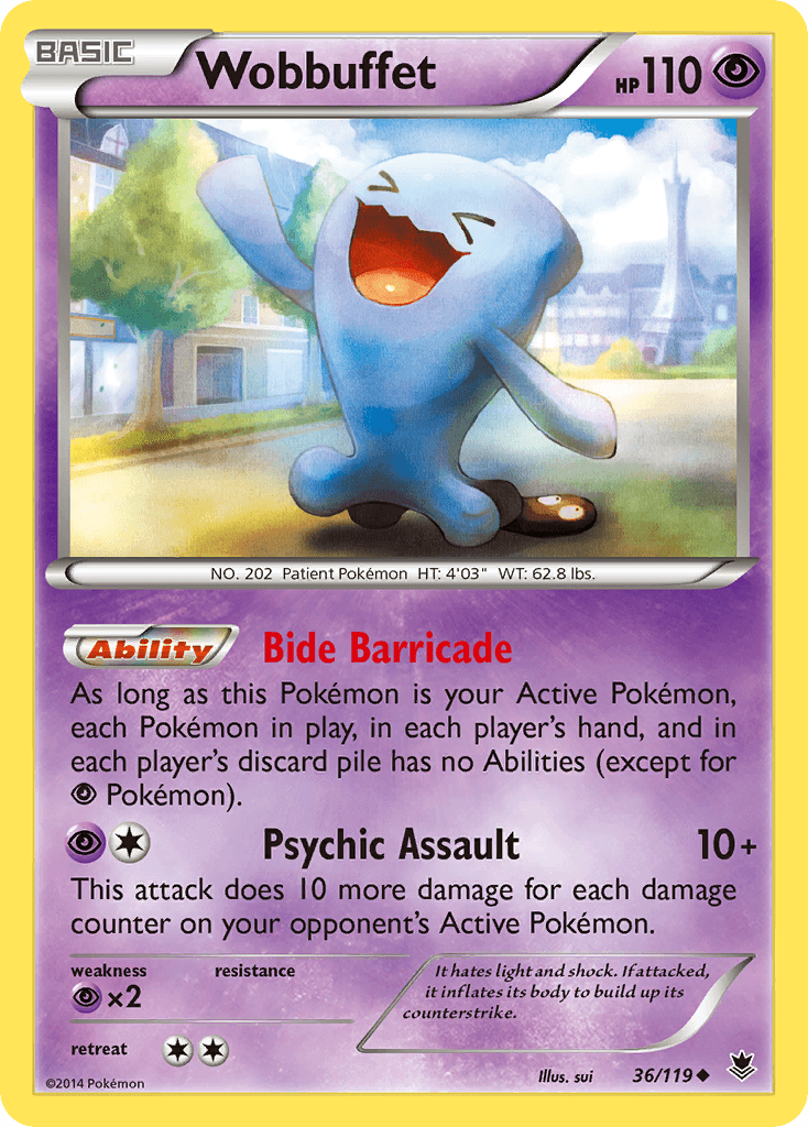 Carta Pokémon Wobbuffet
