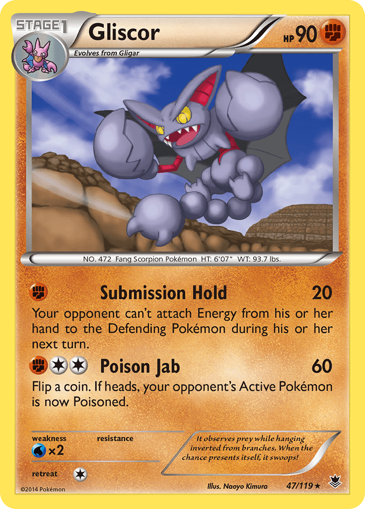 Carta Pokémon Gliscor