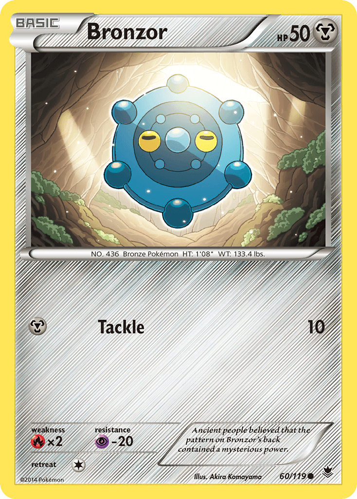 Carta Pokémon Bronzor