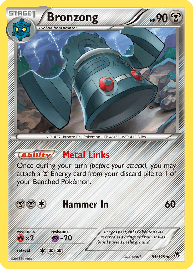 Carta Pokémon Bronzong