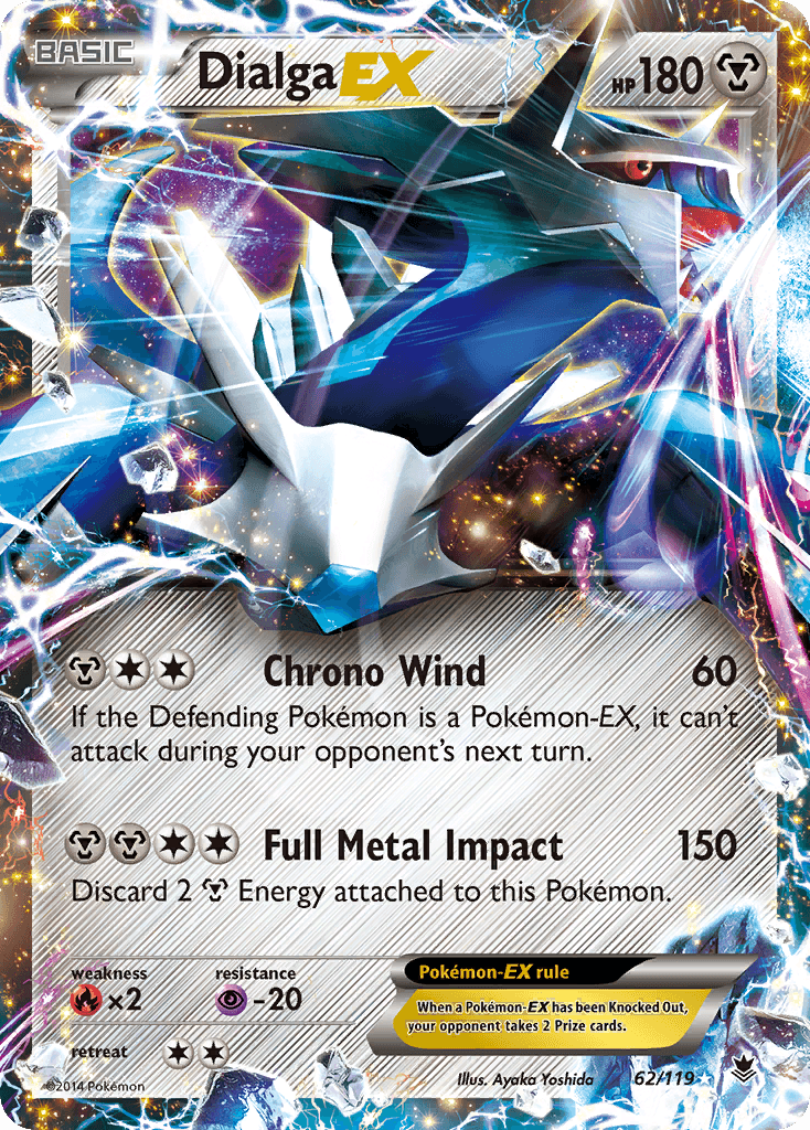 Carta Pokémon Dialga-EX