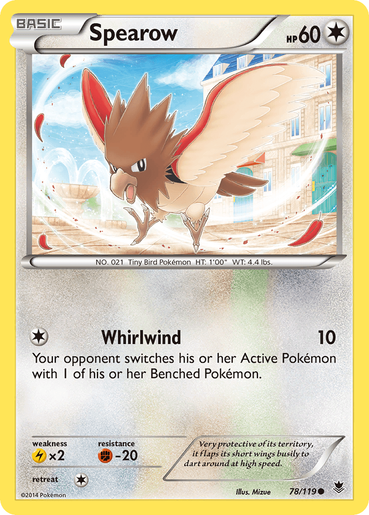 Carta Pokémon Spearow