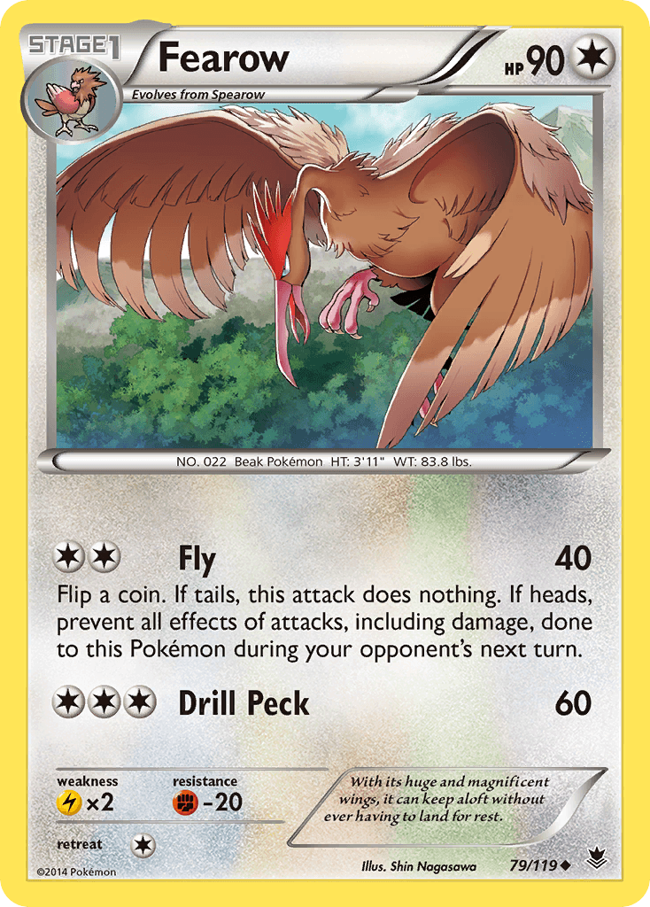 Carta Pokémon Fearow