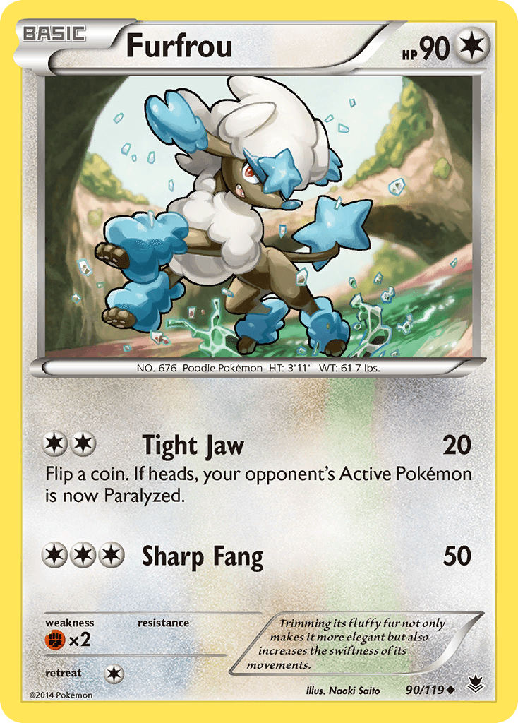 Carta Pokémon Furfrou