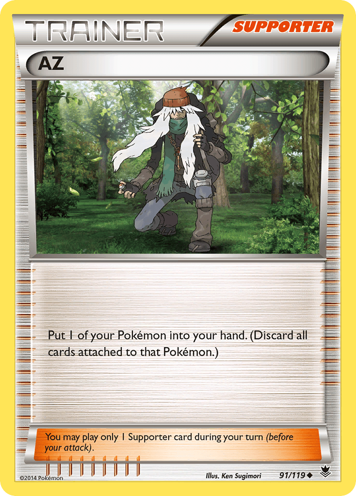 Carta Pokémon AZ 91