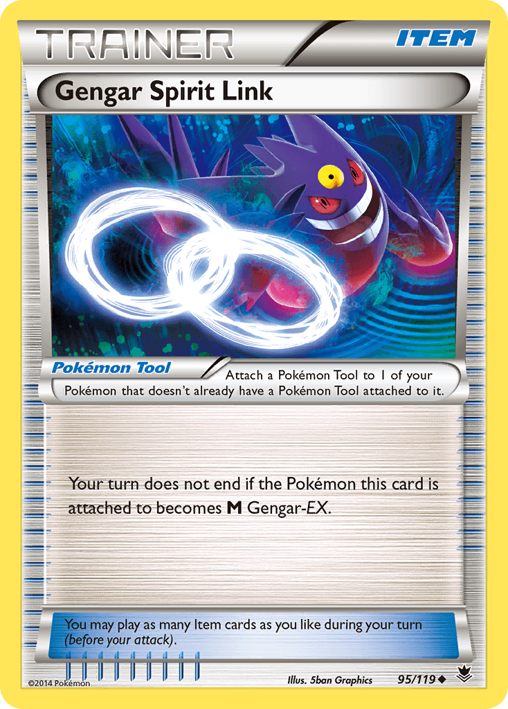 Carta Pokémon Gengar Spirit Link 95