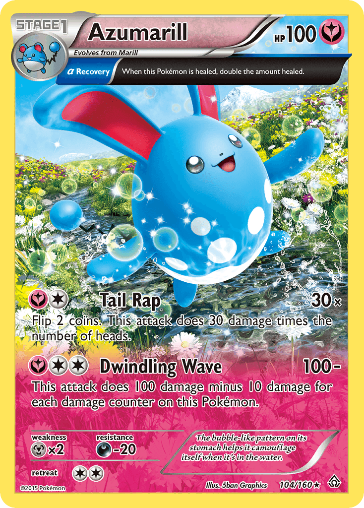 Carta Pokémon Azumarill 104 de Primal Clash