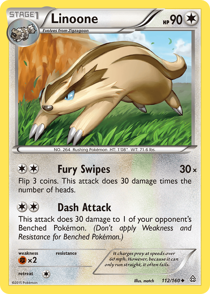 Carta Pokémon Linoone