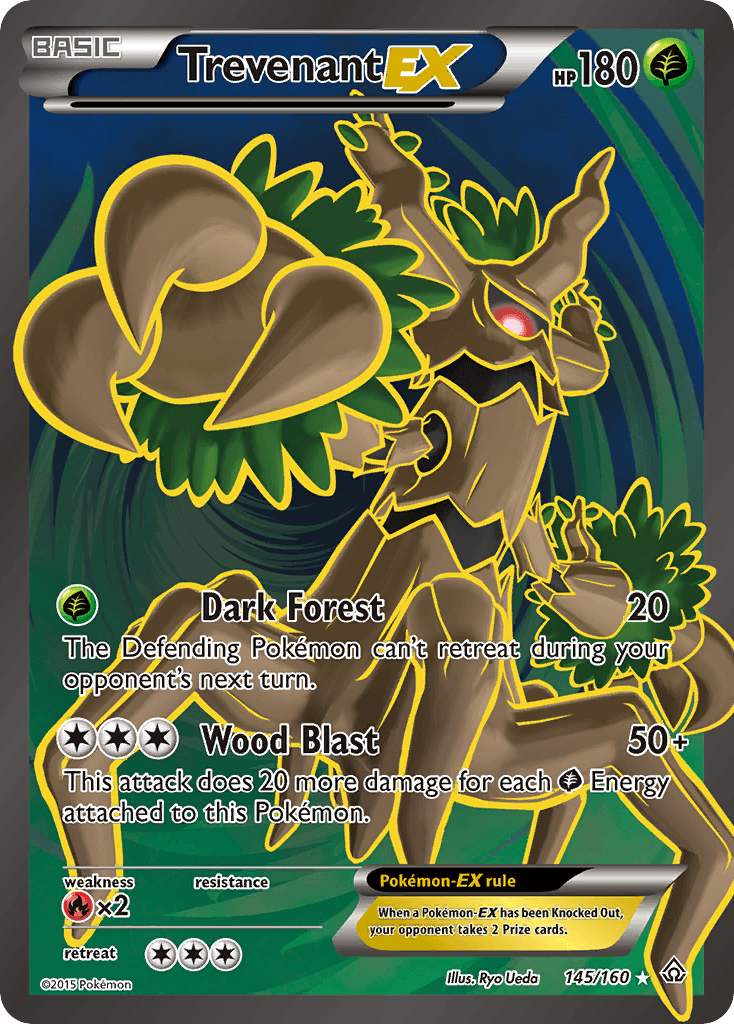 Carta Pokémon Trevenant-EX