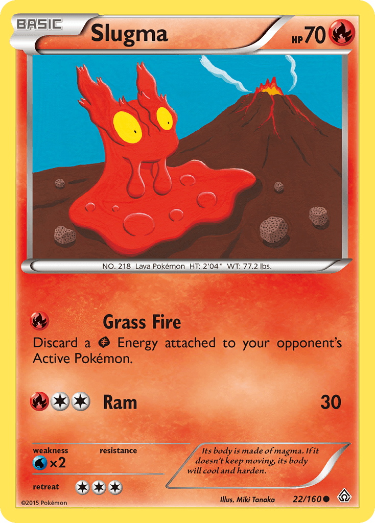 Carta Pokémon Slugma