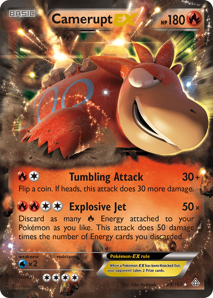 Carta Pokémon Camerupt-EX