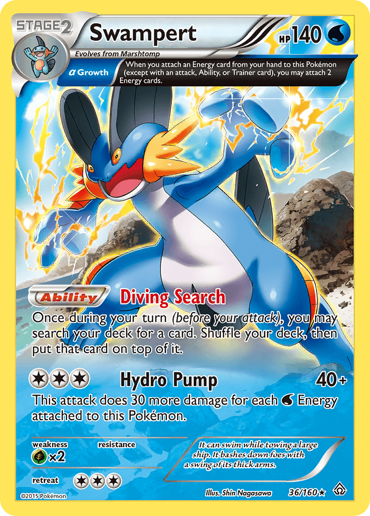Carta Pokémon Swampert