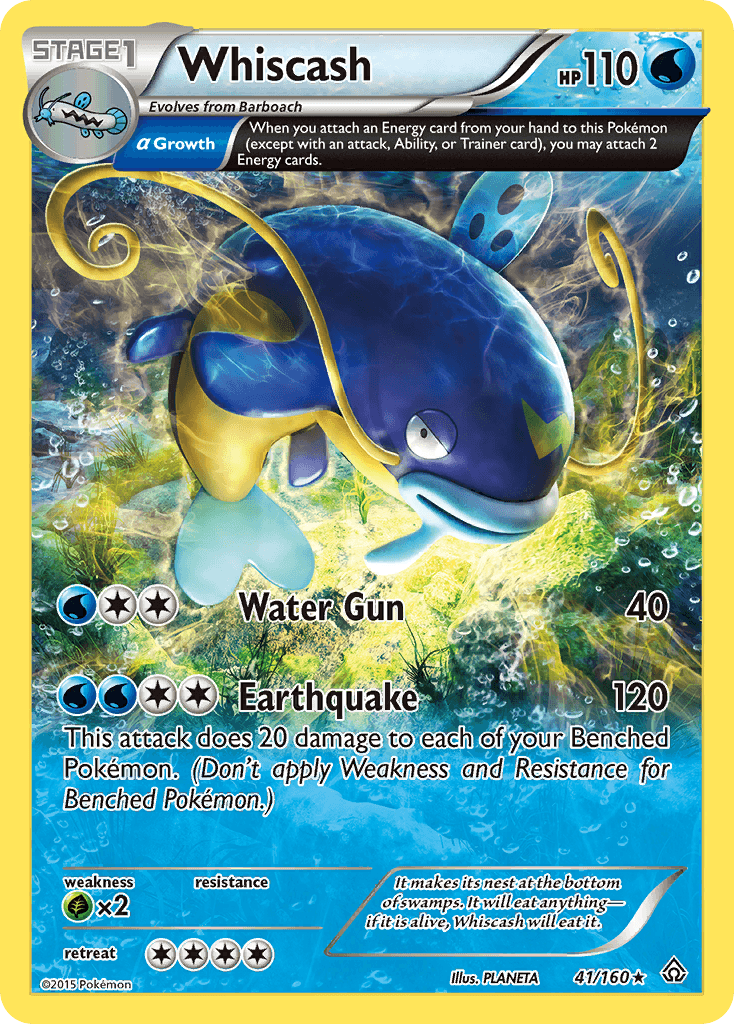 Carta Pokémon Whiscash