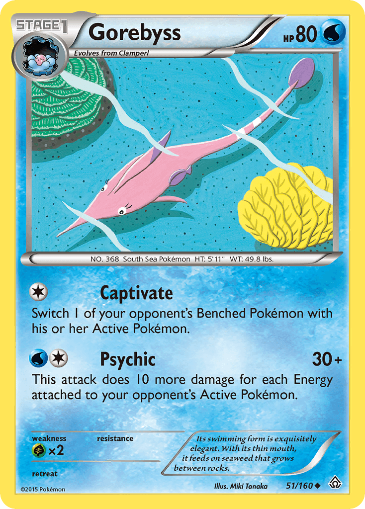 Carta Pokémon Gorebyss 51