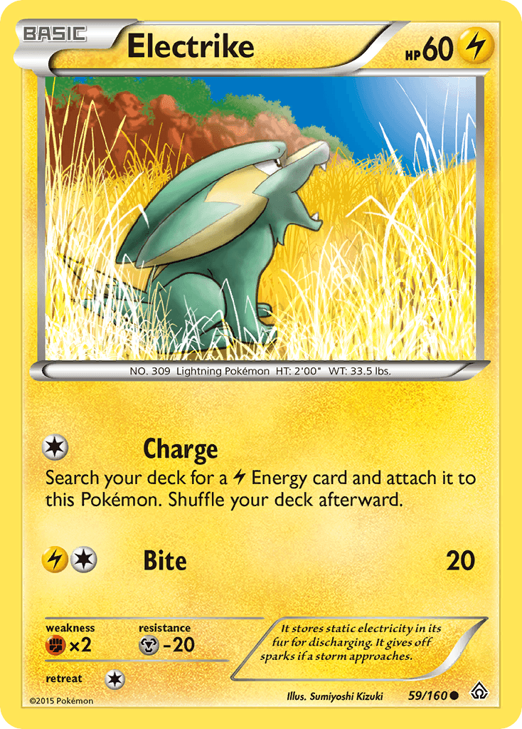 Carta Pokémon Electrike
