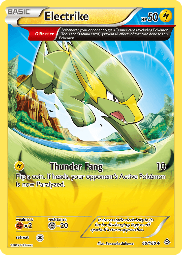 Carta Pokémon Electrike