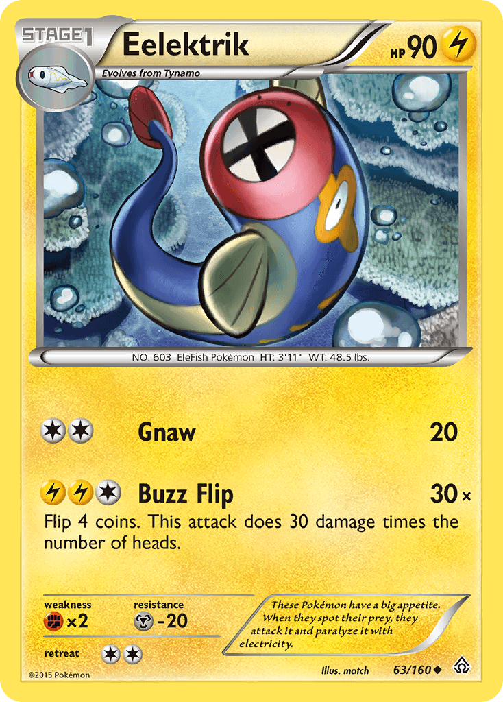 Carta Pokémon Eelektrik