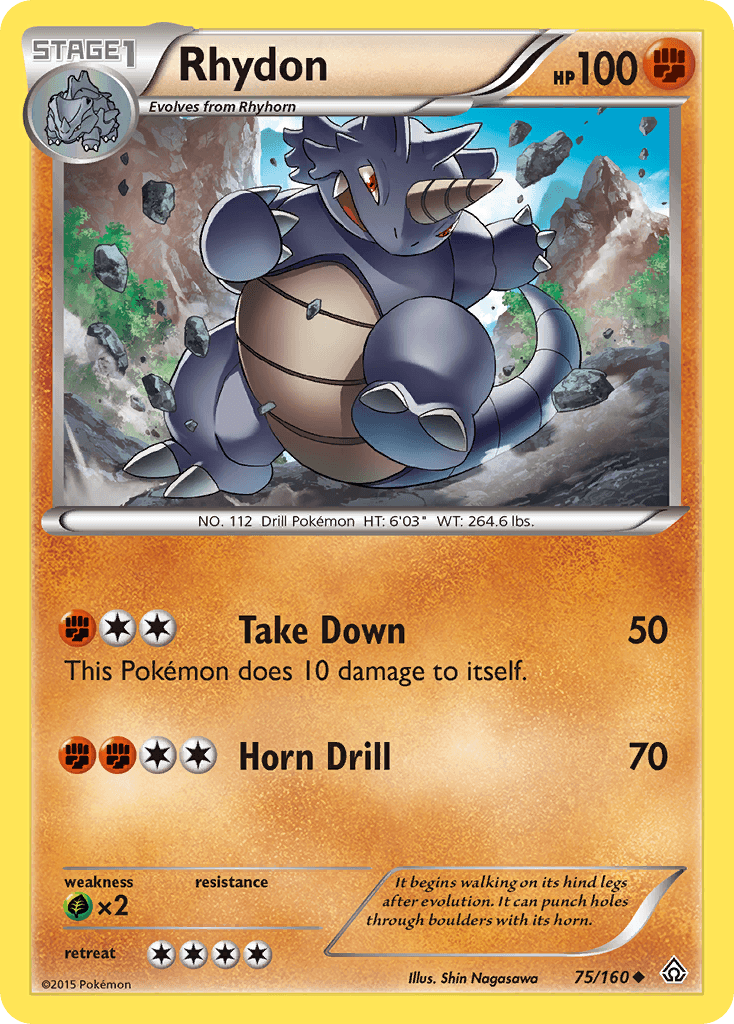 Carta Pokémon Rhydon