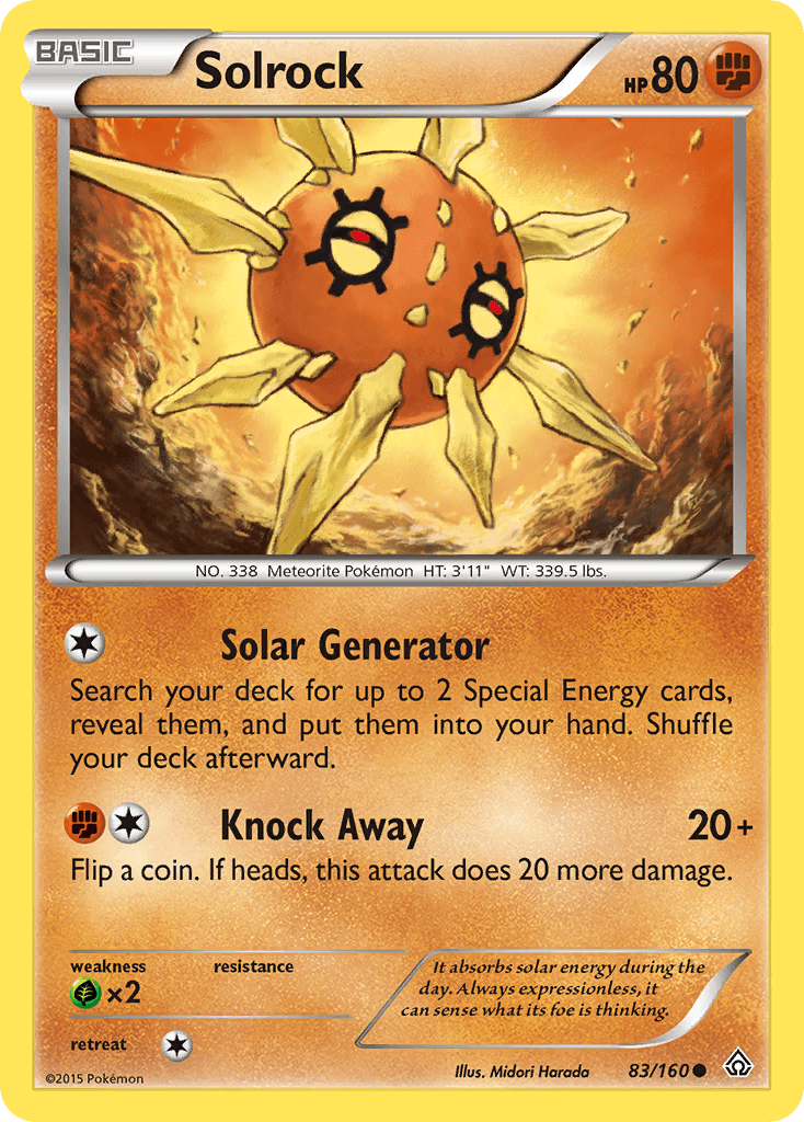 Carta Pokémon Solrock