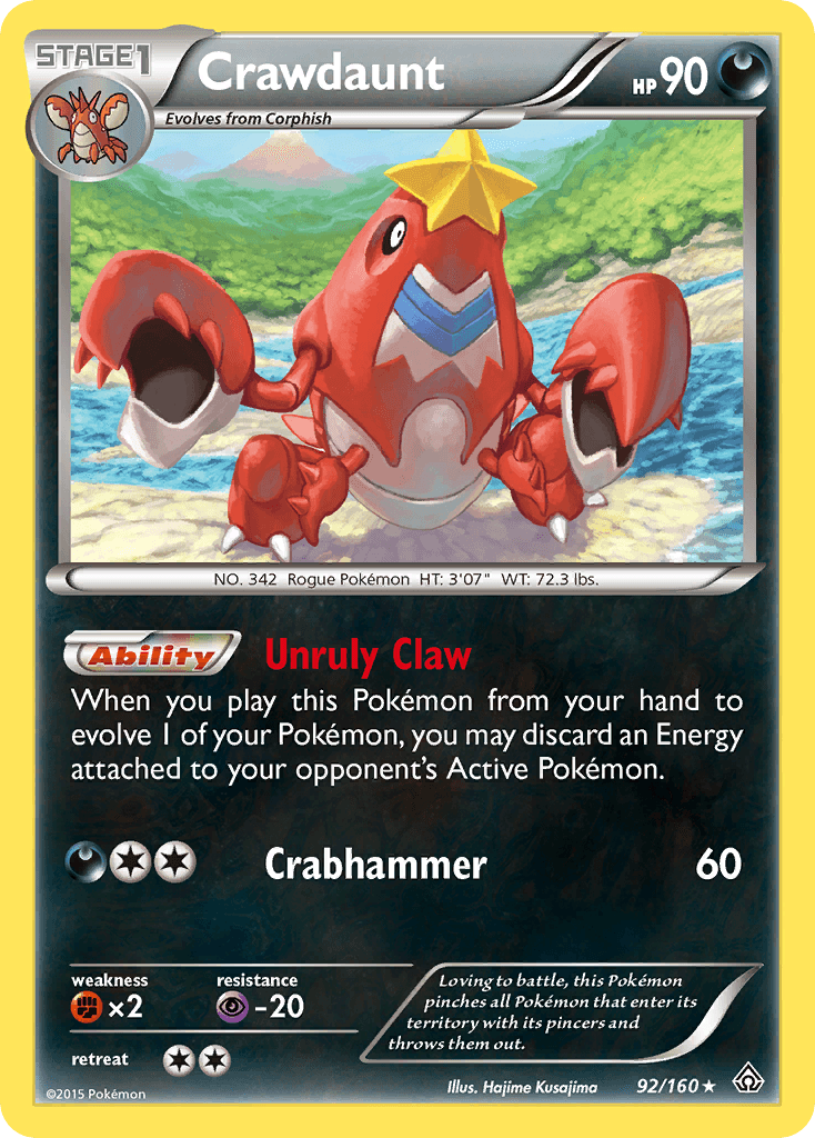 Carta Pokémon Crawdaunt