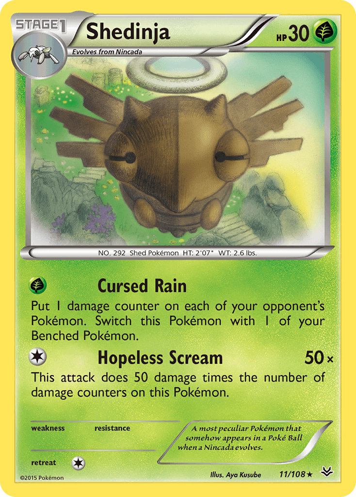 Carta Pokémon Shedinja 11