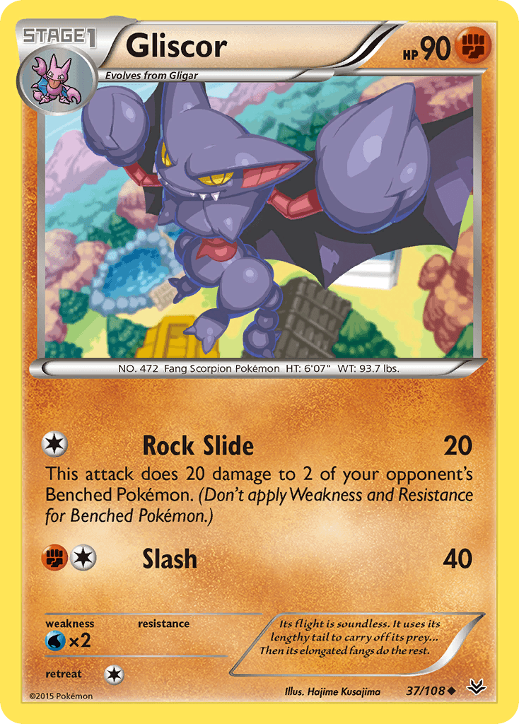 Carta Pokémon Gliscor