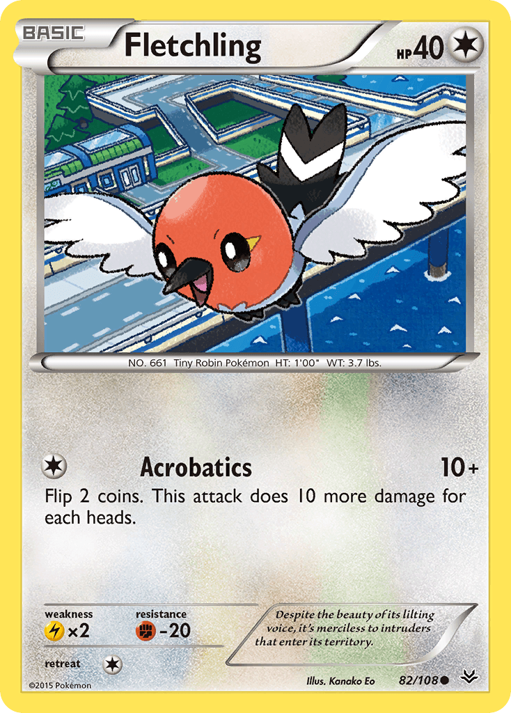 Carta Pokémon Fletchling