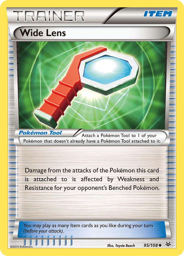 Carta Pokémon Wide Lens 95 de Roaring Skies