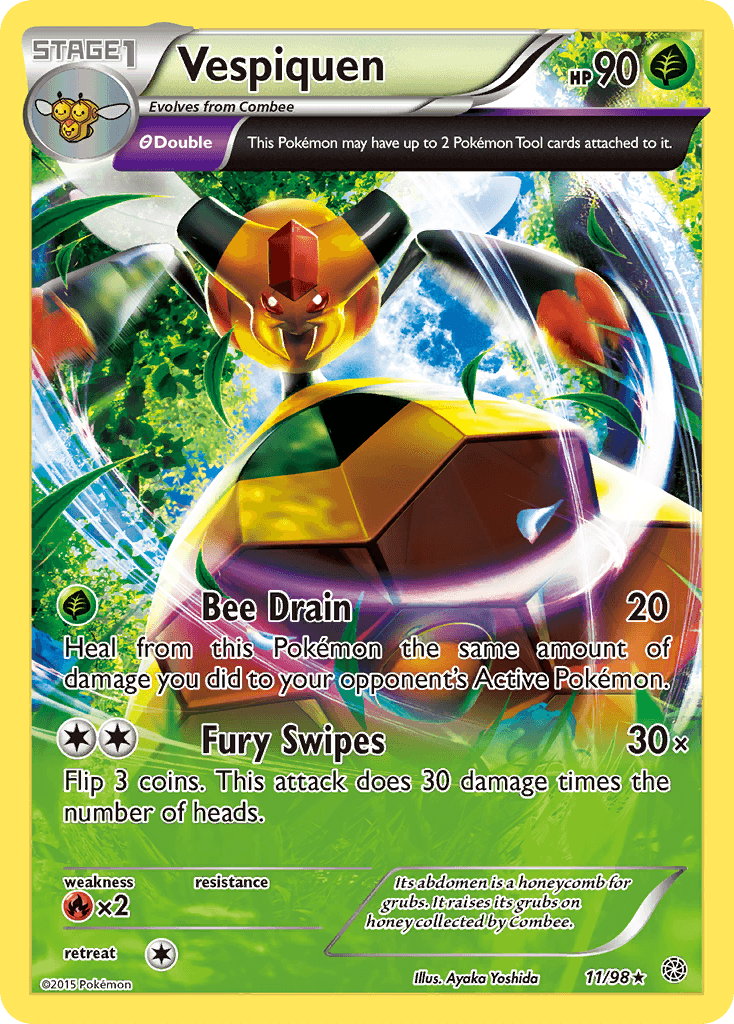 Carta Pokémon Vespiquen 11
