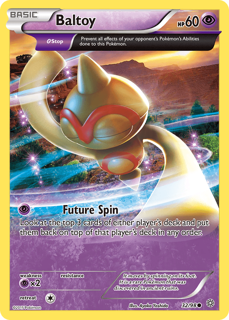 Carta Pokémon Baltoy 32