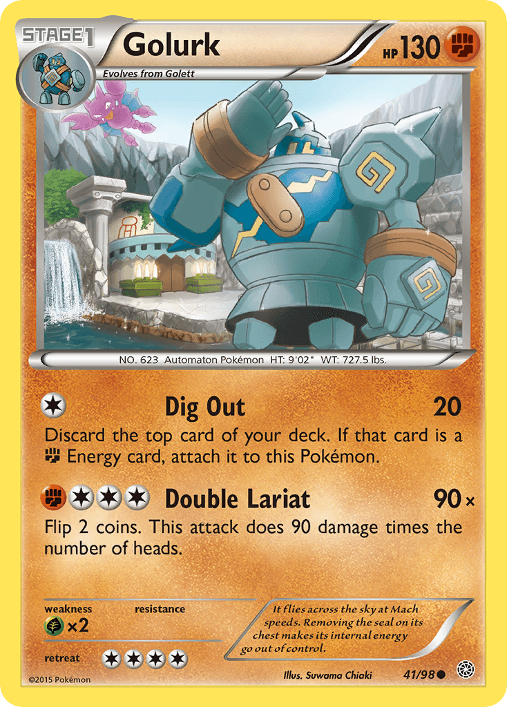 Carta Pokémon Golurk 41