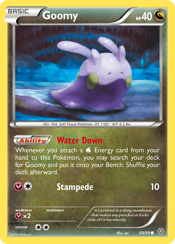 Carta Pokémon Goomy 58