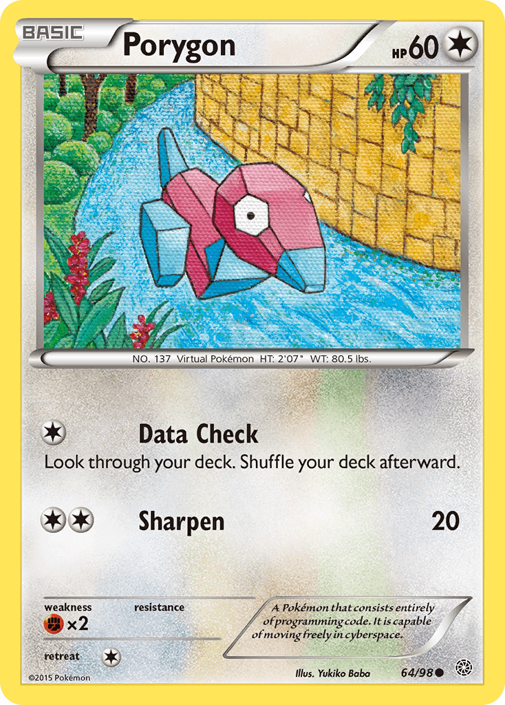 Carta Pokémon Porygon