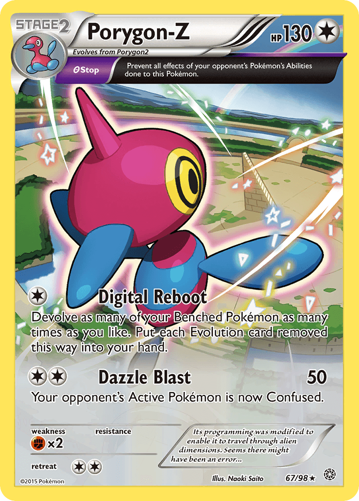 Carta Pokémon Porygon-Z 67 de Ancient Origins