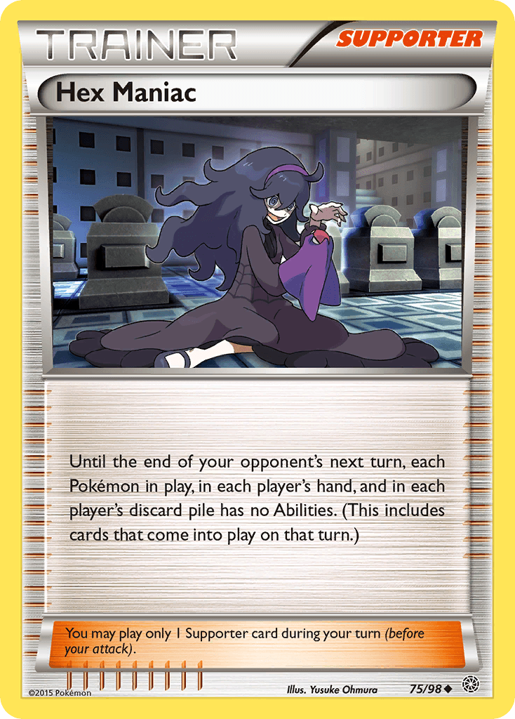 Carta Pokémon Hex Maniac 75