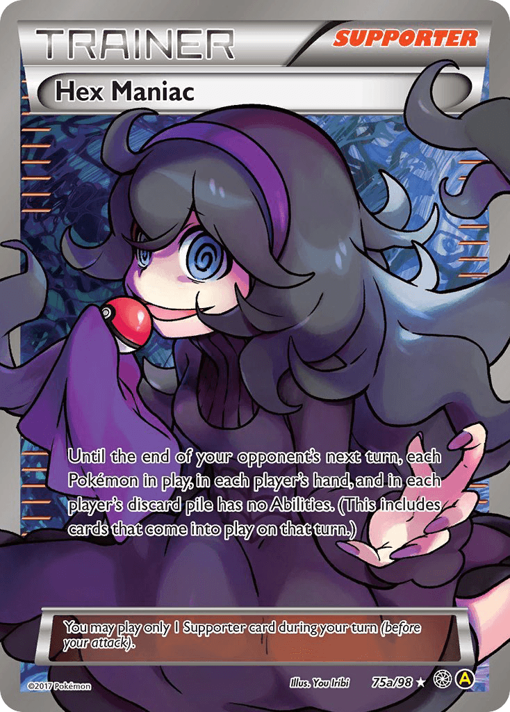 Carta Pokémon Hex Maniac 75a