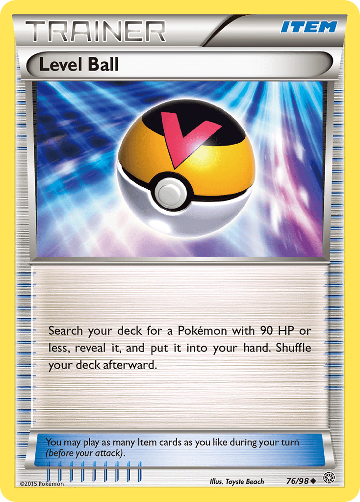 Carta Pokémon Level Ball 76